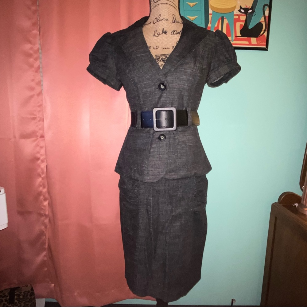 A Byer Pencil Skirt Suit